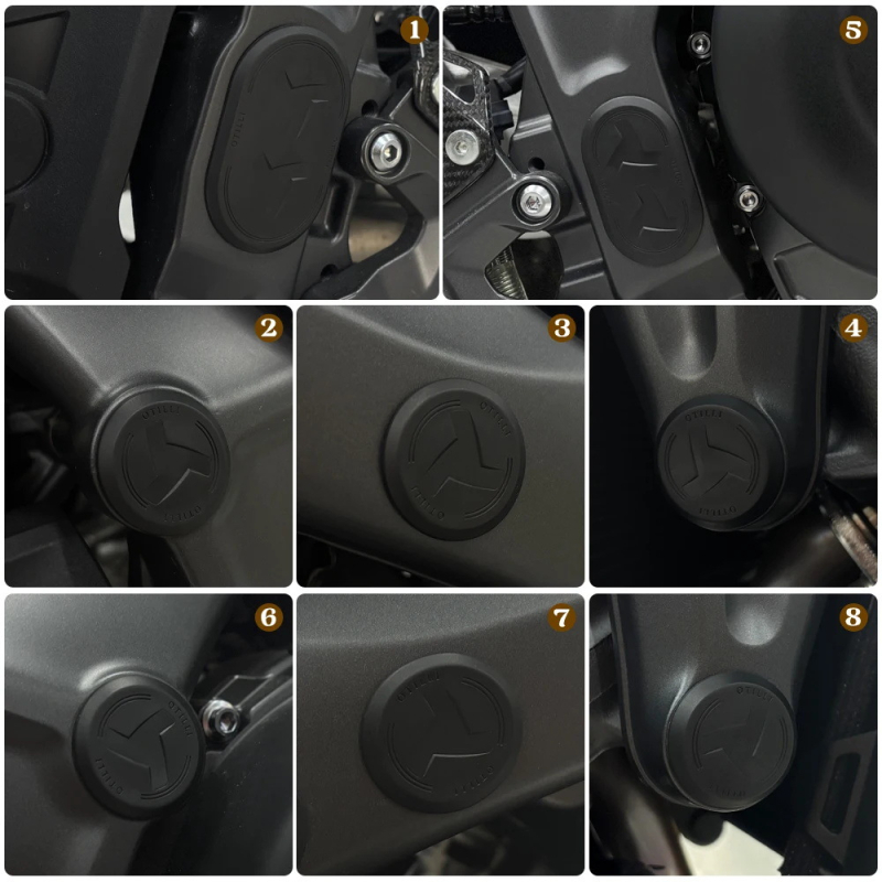 Poklopac otvora okvira Yamaha MT-09 SP 2021-2025 – Otilli ovlaštena privatna marka – set poklopca otvora okvira