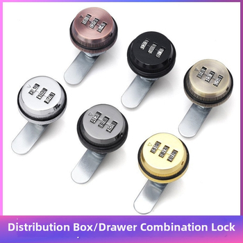 Zár a szekrényhez és fiókokhoz – cinkötvözet, modell KSN-002, testreszabás: Igen, alkalmazási terület: Postafiók