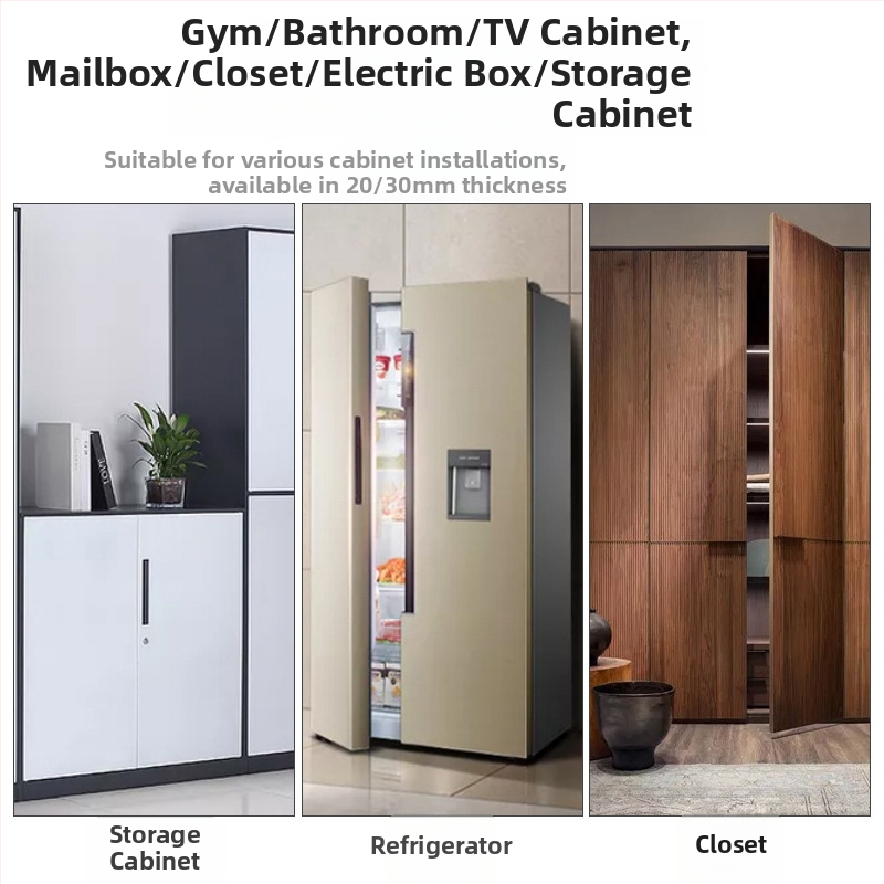 Zár a szekrényhez és fiókokhoz – cinkötvözet, modell KSN-002, testreszabás: Igen, alkalmazási terület: Postafiók