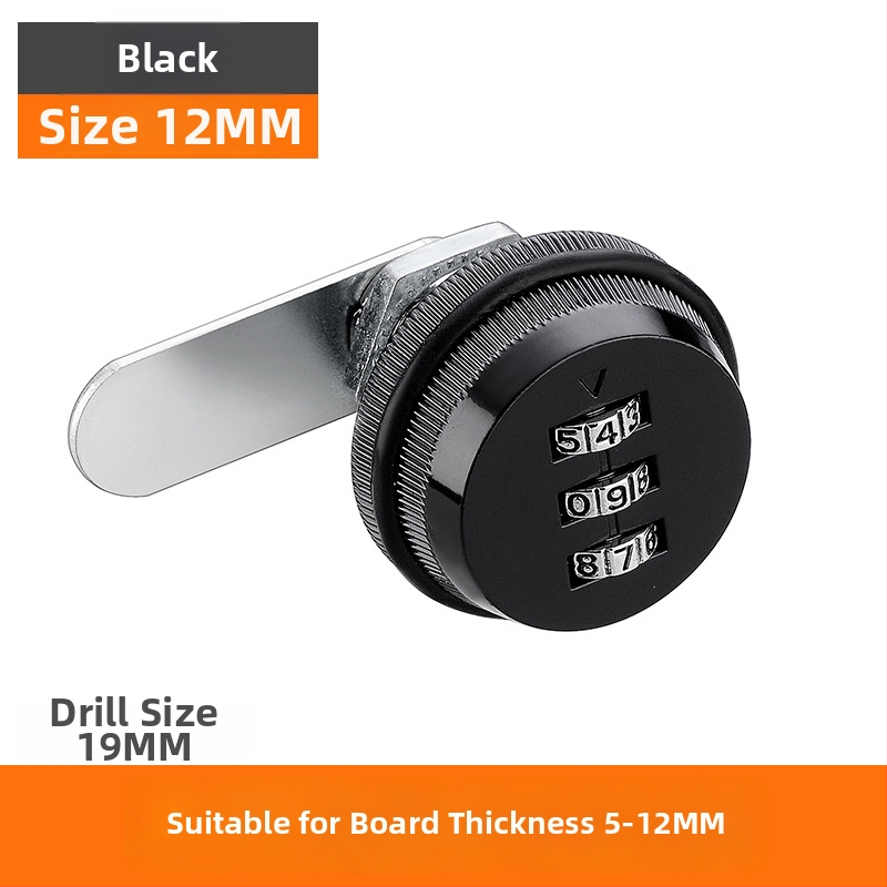 Zár a szekrényhez és fiókokhoz – cinkötvözet, modell KSN-002, testreszabás: Igen, alkalmazási terület: Postafiók