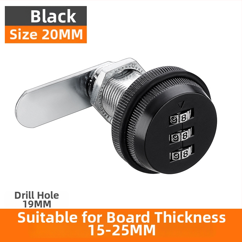 Zár a szekrényhez és fiókokhoz – cinkötvözet, modell KSN-002, testreszabás: Igen, alkalmazási terület: Postafiók