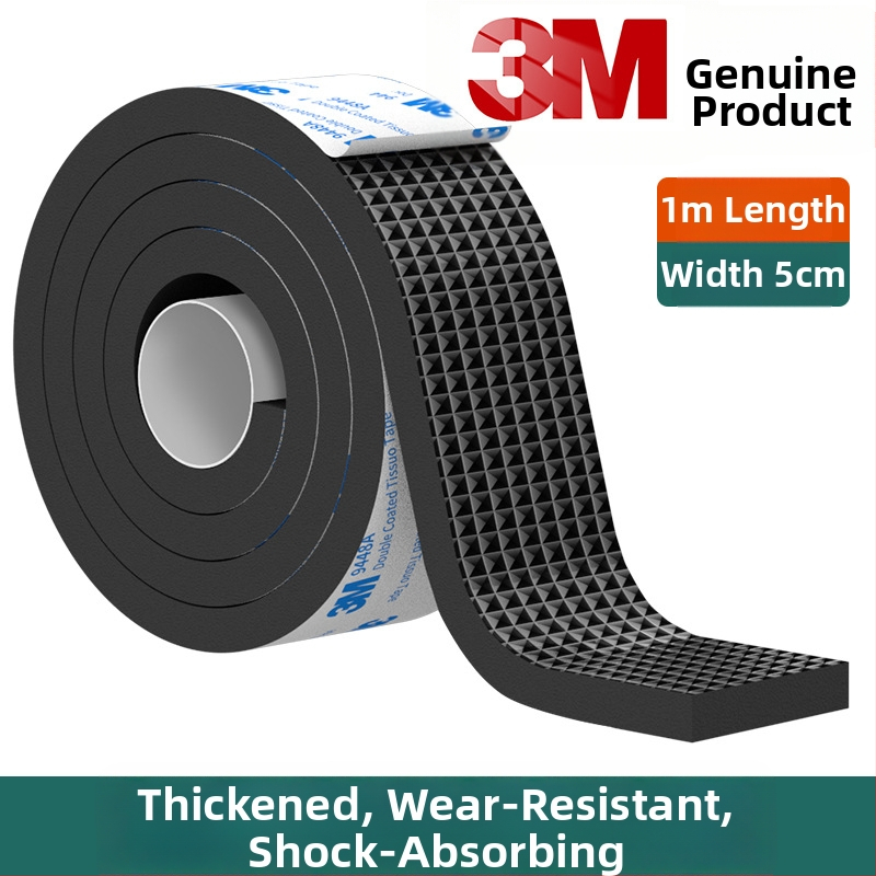 3M podložky na nohy stolov a kresiel – znižovanie hluku, protišmykové, EVA základ, hrúbka 4 mm, teplotná odolnosť 10–70°C