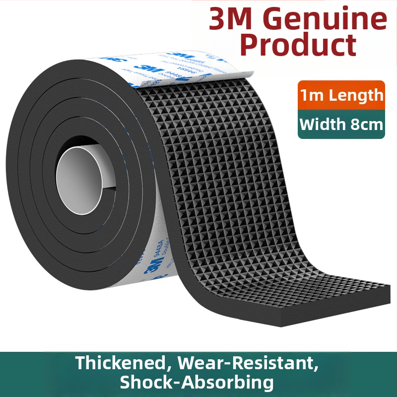 3M podložky na nohy stolov a kresiel – znižovanie hluku, protišmykové, EVA základ, hrúbka 4 mm, teplotná odolnosť 10–70°C