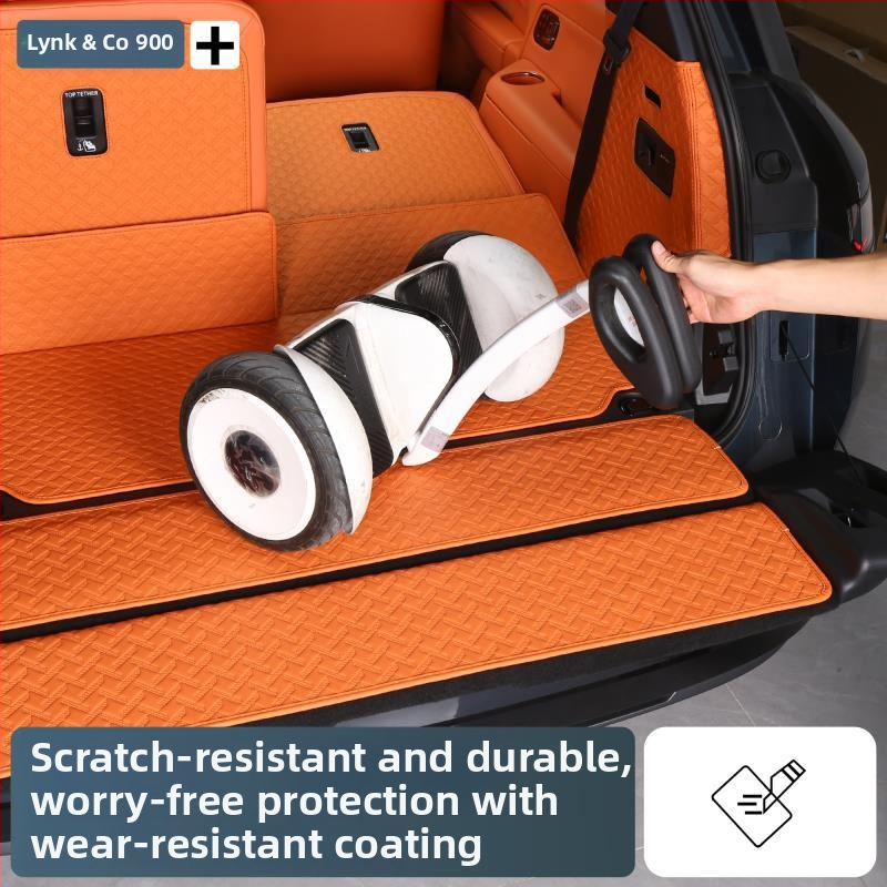 Podložka kufra pre Lynk & Co 900, koža, plné krytie, trieda A