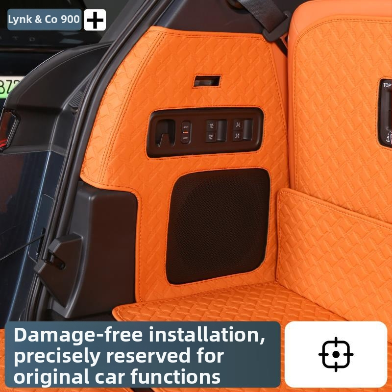 Podložka kufra pre Lynk & Co 900, koža, plné krytie, trieda A