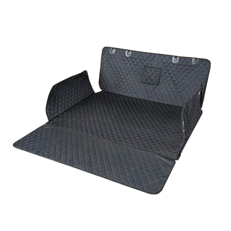 Covoraș auto pentru câini pentru portbagajul din spate – țesătură, impermeabil, durabil, pliabil, personalizabil