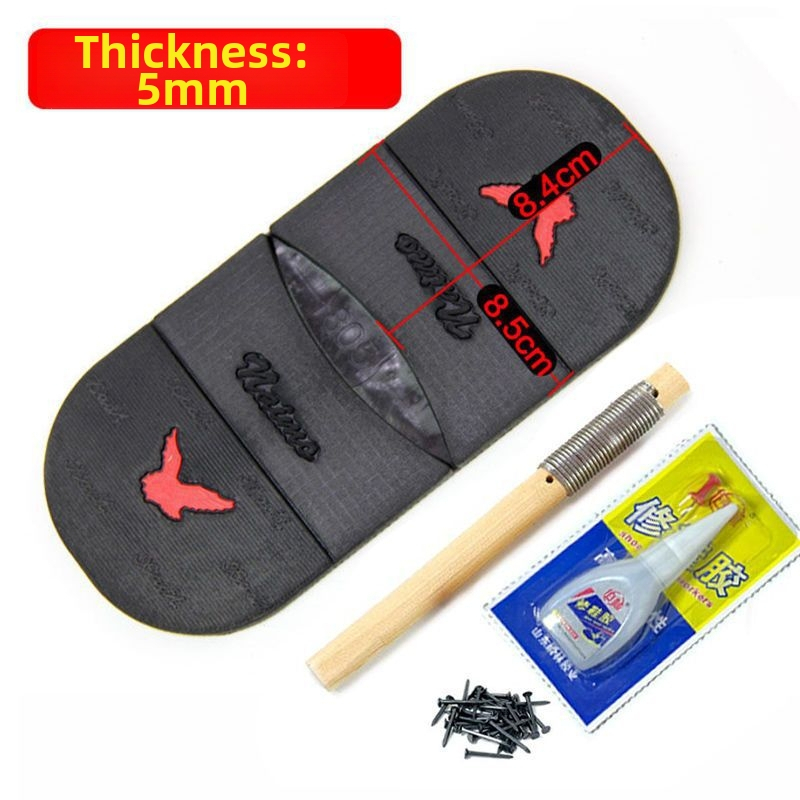 Επίθεμα επισκευής φτέρνας για υφασμάτινα παπούτσια – αθόρυβο, αντιολισθητικό, ανθεκτικό στη φθορά, μάρκα Unique, άνοιξη