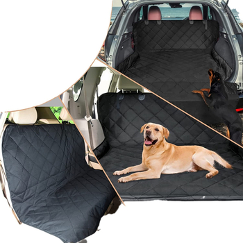 Μαξιλάρι καθίσματος αυτοκινήτου για σκύλους, ύφασμα, πίσω χαλάκι