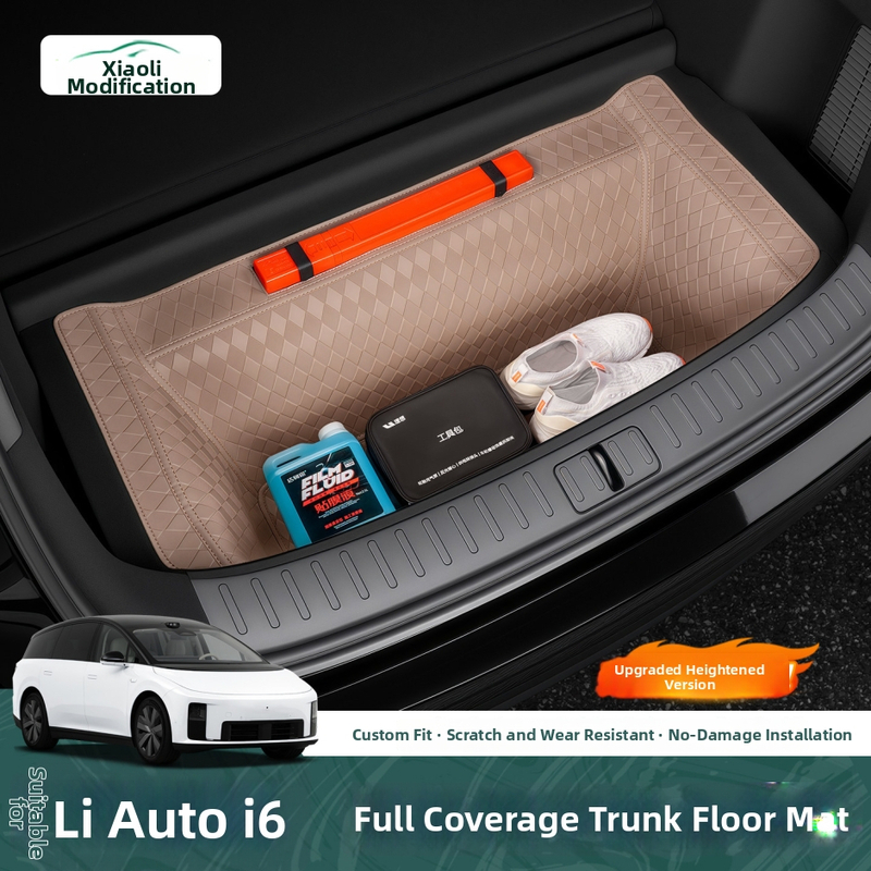 Kožená ochranná podložka pre prednú skrinku na skladovanie v kufri a spodnú podložku kufra, kompatibilné s modelom Ideal i6 – spracovanie na mieru