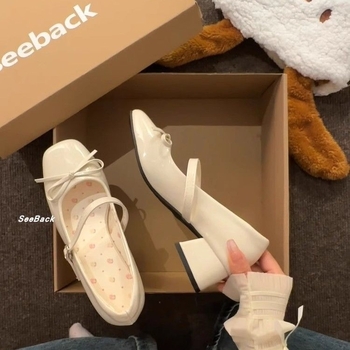 Mary Jane cipele s petom od mikrovlaknaste kože, šifra proizvoda 1010243848, stil Sweet Academic