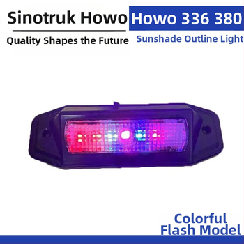 Howo 336 LED kontúr világítás és napellenző, ABS, OEM-kompatibilis