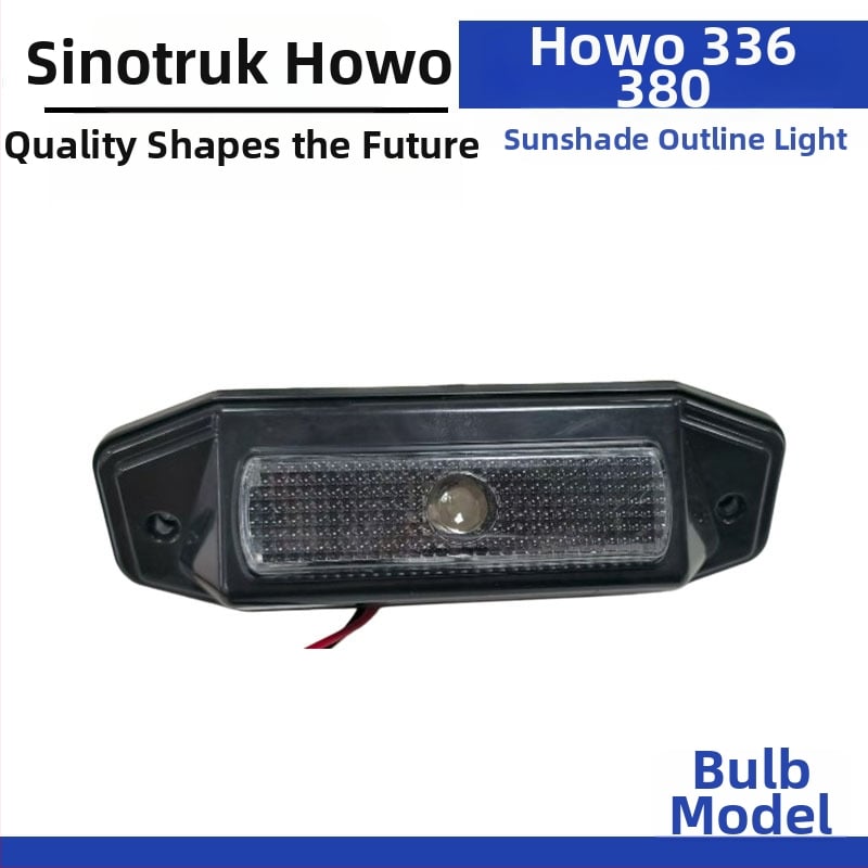 Howo 336 LED kontúr világítás és napellenző, ABS, OEM-kompatibilis