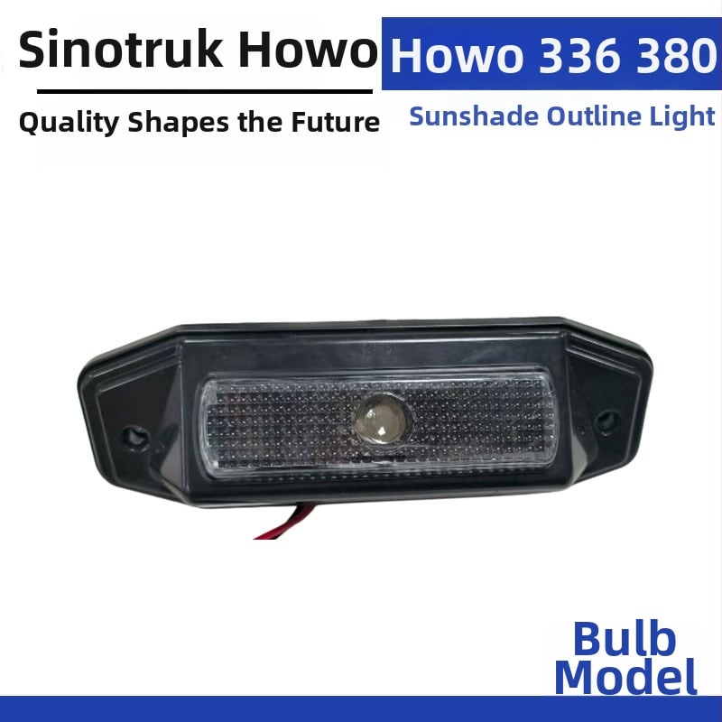 Howo 336 LED kontúr világítás és napellenző, ABS, OEM-kompatibilis