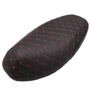 Кожена калъфка за седалката на скутер и мотоциклет, памучен пълнител, универсална за всички сезони