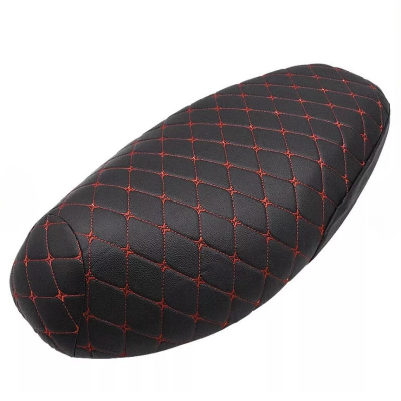 Кожена калъфка за седалката на скутер и мотоциклет, памучен пълнител, универсална за всички сезони