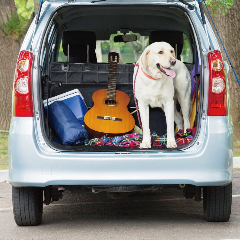 Állatbarát autóülés párna – hátsó ülés, kutyák számára, vászon
