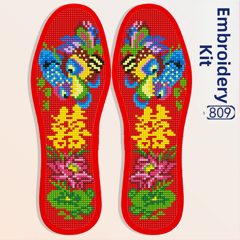 Monas Talpă Interioară – Broderie Cross Stitch, Felt, Stil Zilnic