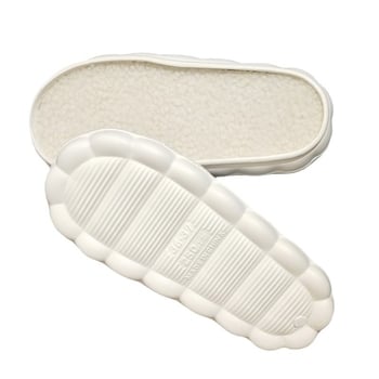 Talpă pentru papuci din EVA, antiderapantă, cu spumă îngroșată, croșetată manual, stilul norilor