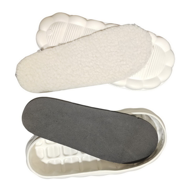 Talpă pentru papuci din EVA, antiderapantă, cu spumă îngroșată, croșetată manual, stilul norilor