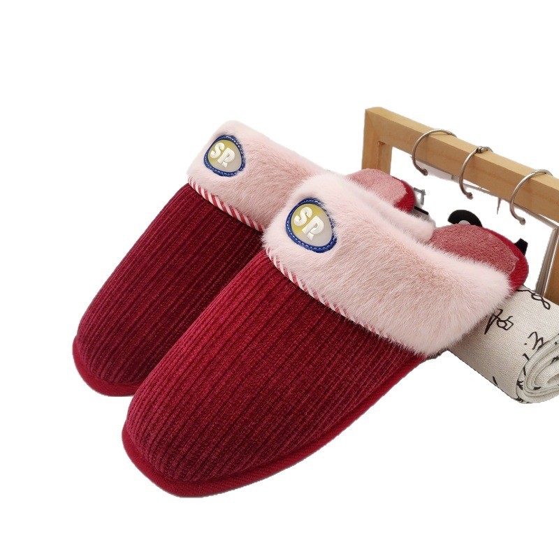 Unisex zimske papuče za dom s platnenim gornjim dijelom i šivenom potplatom, debljina 1,5–3,5 cm, zadržavaju toplinu, za parove