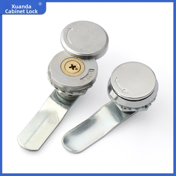 Xuanda A400-1 Cinkötvözetből készült keresztezett kör CAM-zár, egykulcsos, elosztó szekrényekhez, Rittal és kommunikációs szekrényekhez