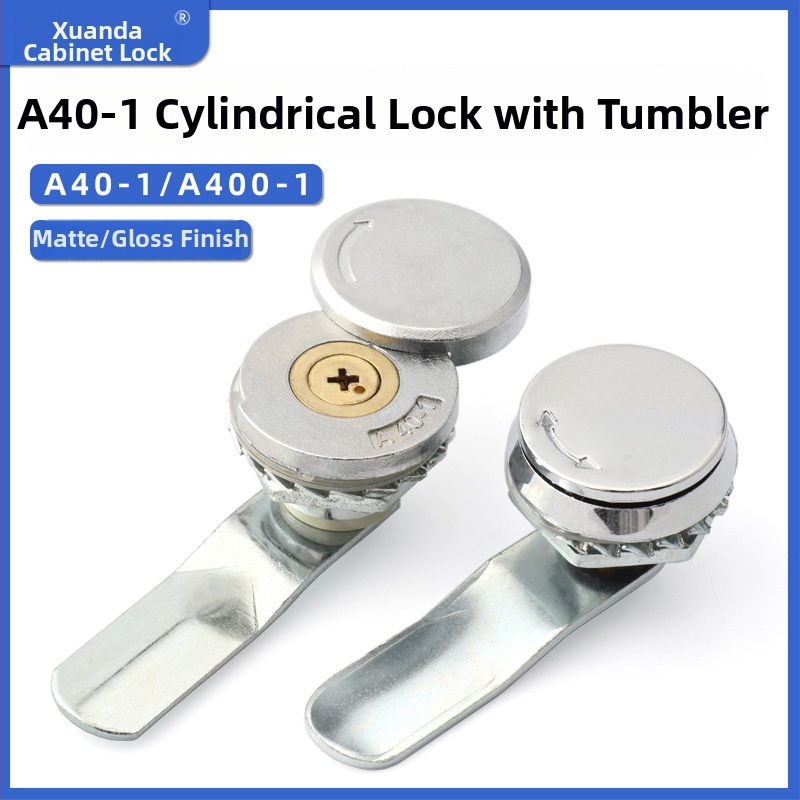 Xuanda A400-1 Cinkötvözetből készült keresztezett kör CAM-zár, egykulcsos, elosztó szekrényekhez, Rittal és kommunikációs szekrényekhez