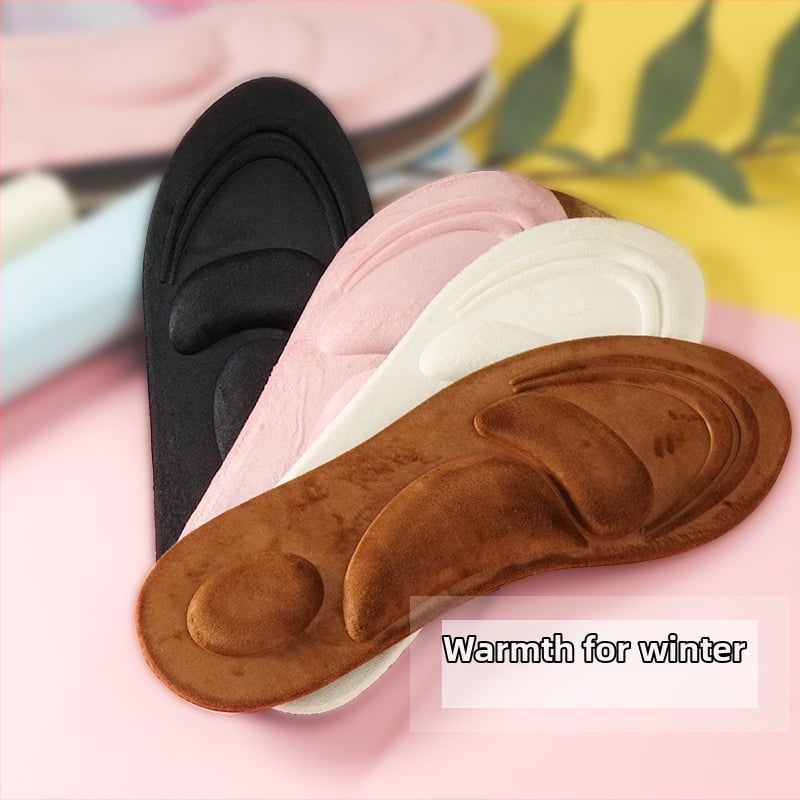 Talpă de iarnă din velur, căptușeală caldă – absoarbe transpirația, talpă completă pentru încălțăminte sport, piele, botine și încălțăminte de lucru, unisex