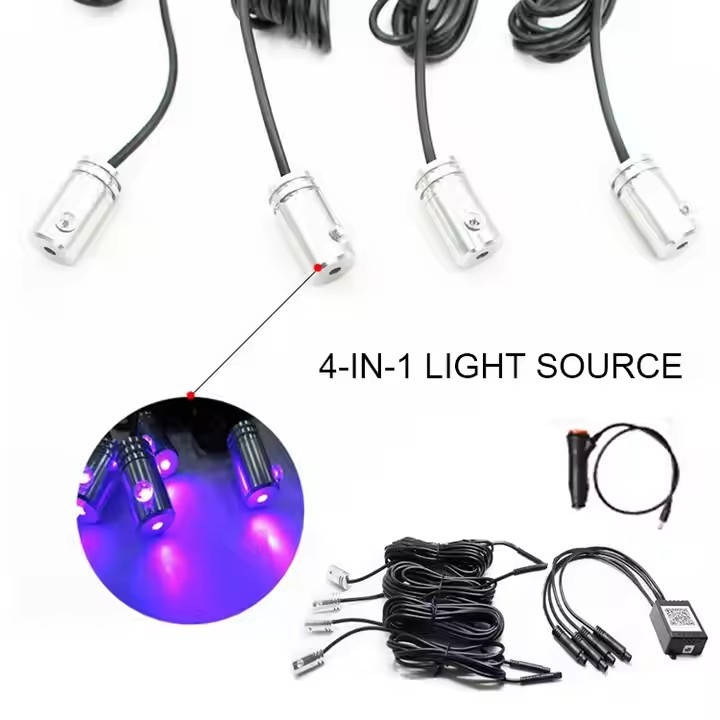 UM099 Unutarnja LED dekorativna svjetla za automobil s zvjezdanim nebom, USB napajanje, 5V 1W