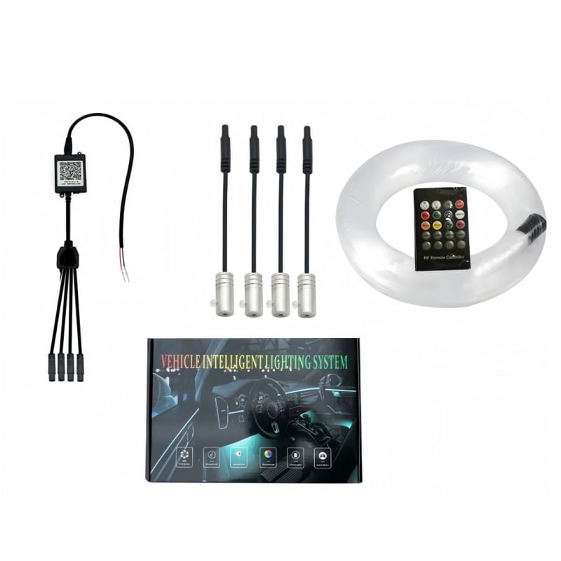 UM099 Unutarnja LED dekorativna svjetla za automobil s zvjezdanim nebom, USB napajanje, 5V 1W