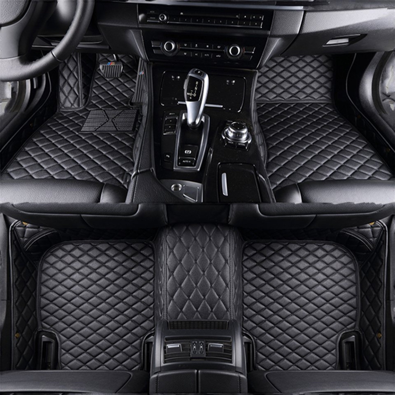 Δερμάτινα πατάκια δαπέδου αυτοκινήτου για ειδικά μοντέλα – μάρκα Yingle, δερμάτινη επιφάνεια ποδιού, χωρίς λογότυπο