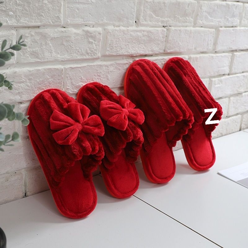 Par pliš papuča za dom zimi – gornji dio od denima, potplat PVC, otporne na habanje, amortizacija udara