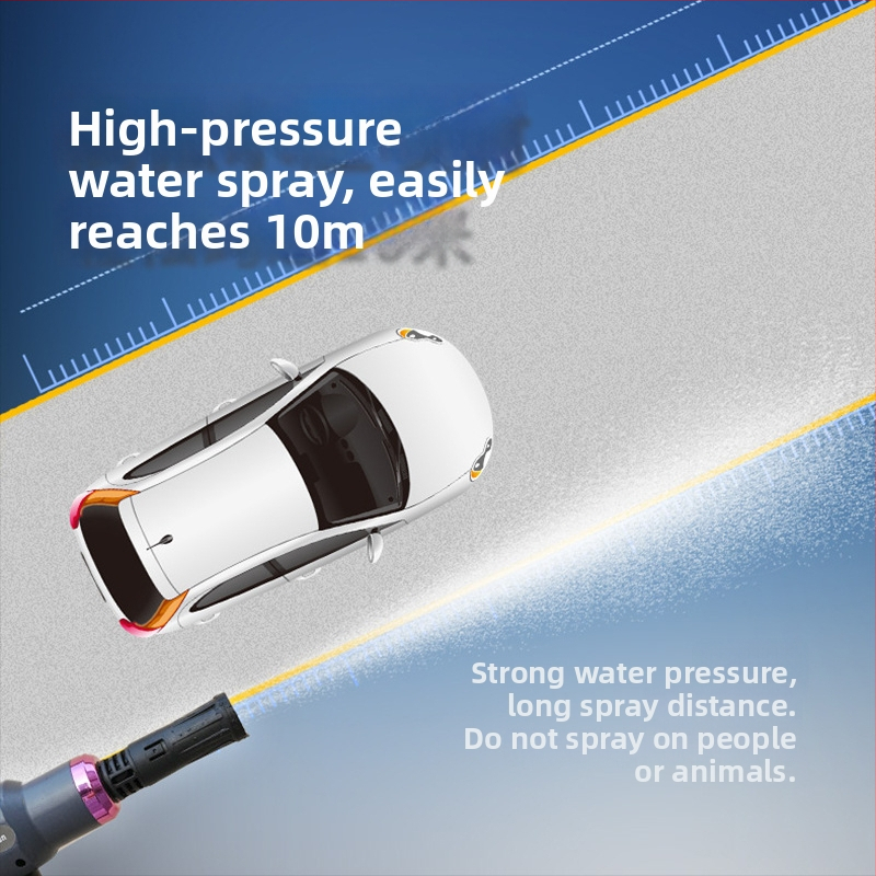 Bezdrôtový lítiový autoumyvák s vysokotlakovým pištoľou – ABS telo, 21V, 260W, maximálny prietok 8 L/min, maximálny tlak 50 Bar, model RG-15