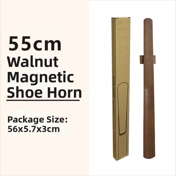 Unelte magnetice pentru încălțăminte cu mâner lung — tijă din lemn masiv, potrivit pentru femei însărcinate și persoane în vârstă