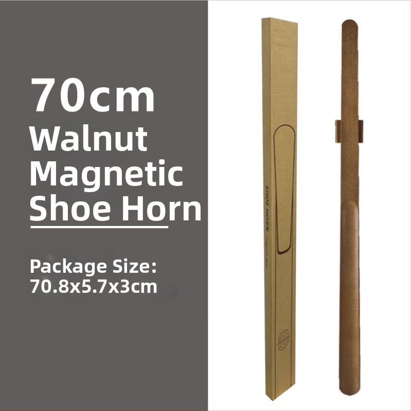 Unelte magnetice pentru încălțăminte cu mâner lung — tijă din lemn masiv, potrivit pentru femei însărcinate și persoane în vârstă
