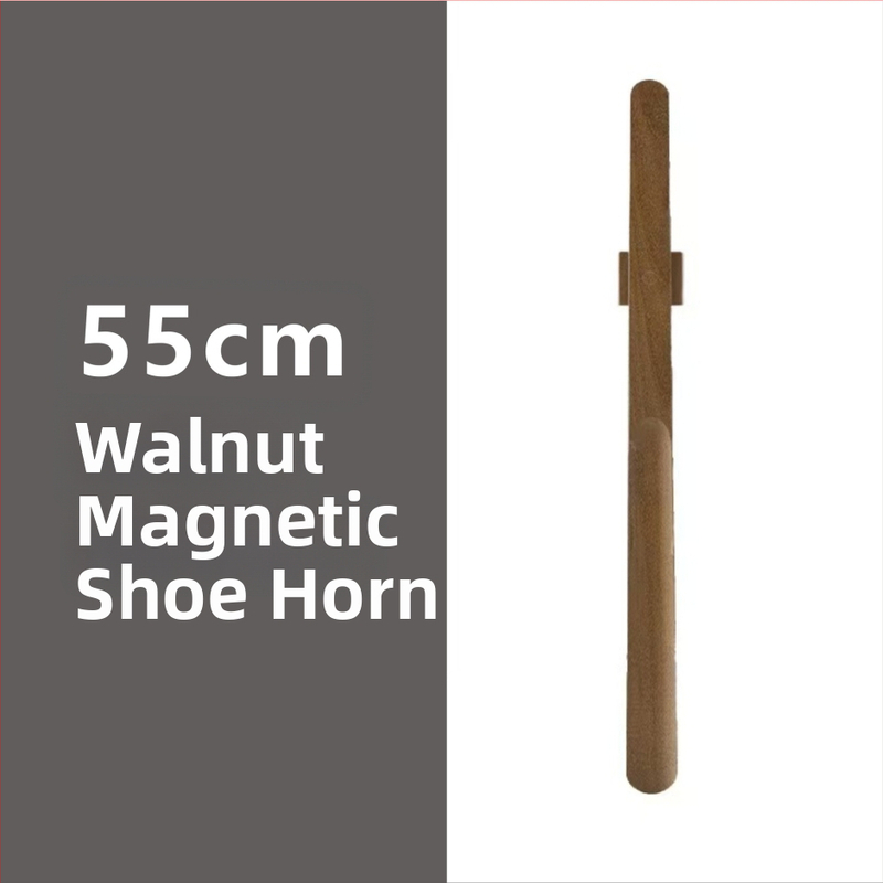Unelte magnetice pentru încălțăminte cu mâner lung — tijă din lemn masiv, potrivit pentru femei însărcinate și persoane în vârstă