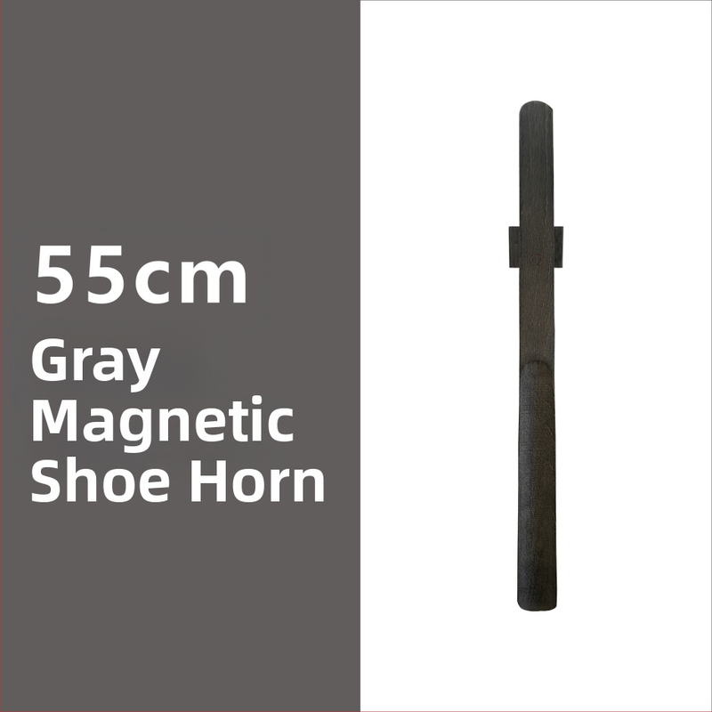 Unelte magnetice pentru încălțăminte cu mâner lung — tijă din lemn masiv, potrivit pentru femei însărcinate și persoane în vârstă
