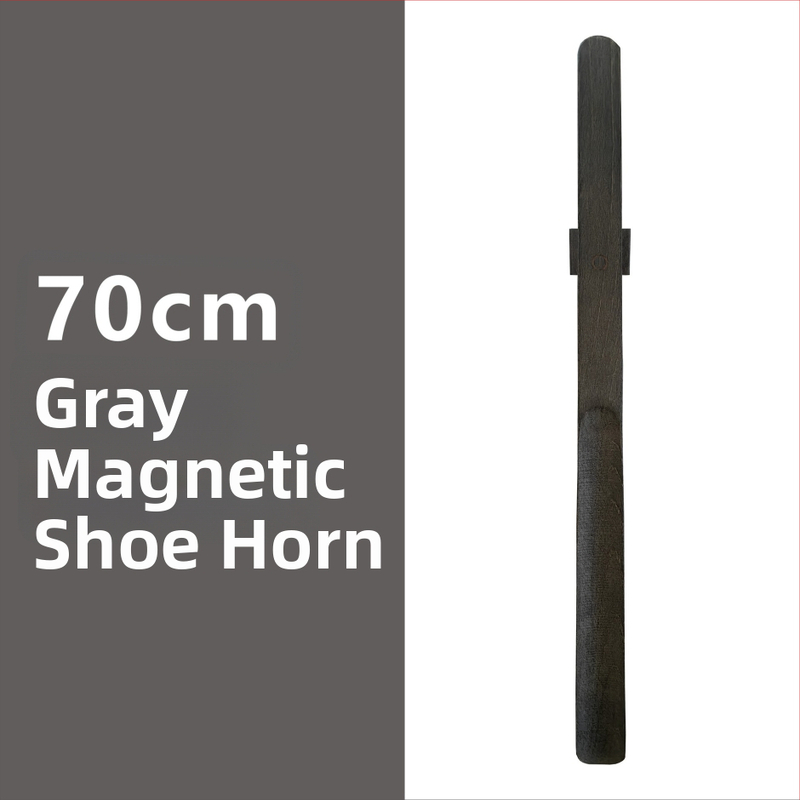 Unelte magnetice pentru încălțăminte cu mâner lung — tijă din lemn masiv, potrivit pentru femei însărcinate și persoane în vârstă