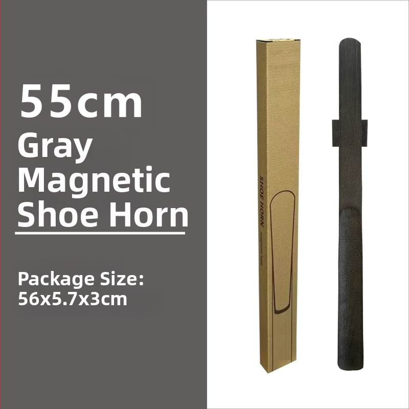 Unelte magnetice pentru încălțăminte cu mâner lung — tijă din lemn masiv, potrivit pentru femei însărcinate și persoane în vârstă