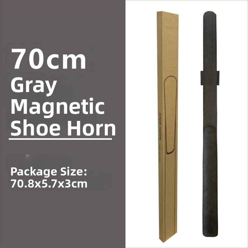 Unelte magnetice pentru încălțăminte cu mâner lung — tijă din lemn masiv, potrivit pentru femei însărcinate și persoane în vârstă