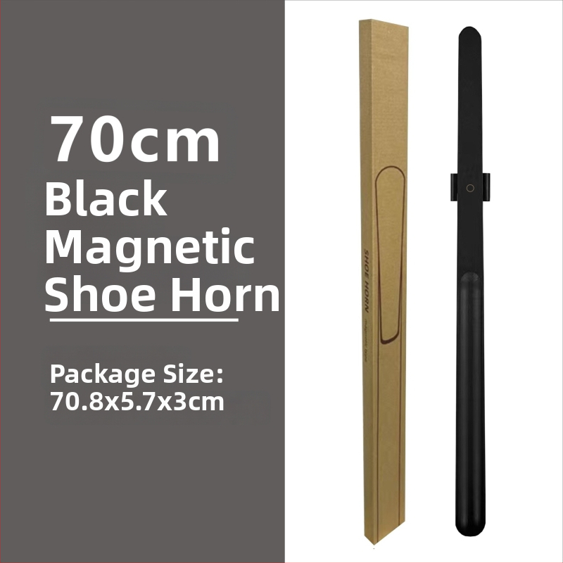 Unelte magnetice pentru încălțăminte cu mâner lung — tijă din lemn masiv, potrivit pentru femei însărcinate și persoane în vârstă