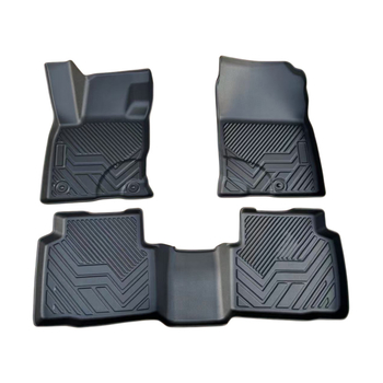 Автомобилни подложки за крака Ford Escape 2020-2024, гума, размери 140x60x20 мм, черни