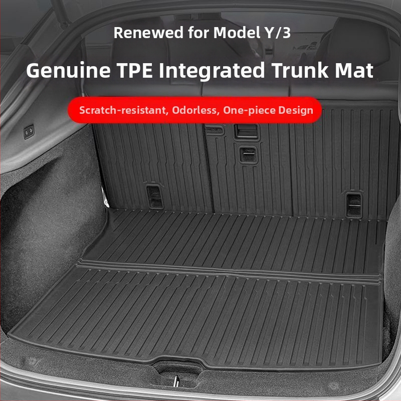 Integrovaný koberec do batožinového priestoru pre Tesla Model Y a Model 3 s vankúšom operadky