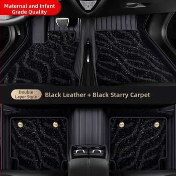 Auto podlážková rohož - koža, hviezdna obloha s horizontálnymi pruhmi, 4 kg, pôvod Hebei, určené pre konkrétny automobilový model pre Changan