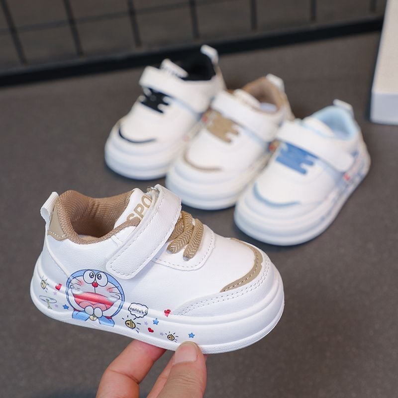 Baba puha talpú sportcipő, rajzfilm mintával, 1–3 éveseknek; felsőrész Microfiber bőr, EVA talp, légáteresztő és csúszásmentes
