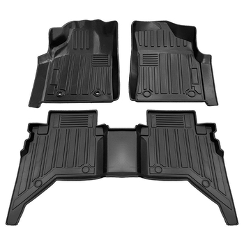 Toyota Hilux / Revo / Vigo / Rocco гумени подови килимчета, универсален монтаж