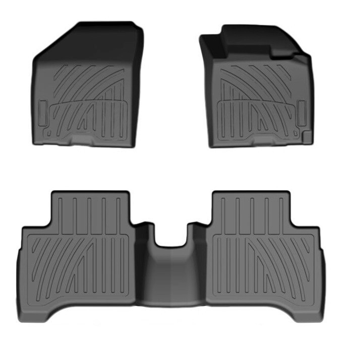 Toyota Hilux / Revo / Vigo / Rocco гумени подови килимчета, универсален монтаж