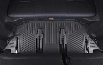 Стелки за под Kia Sorento – всесезонни, от гума, квадратна водоустойчива подложка с отпечатано лого, възможност за персонализация