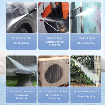 Domáci vysokotlakový čistič áut - prenosný a kompaktný, model 033, 220V, 3000W, 140 bar, 16 L/min