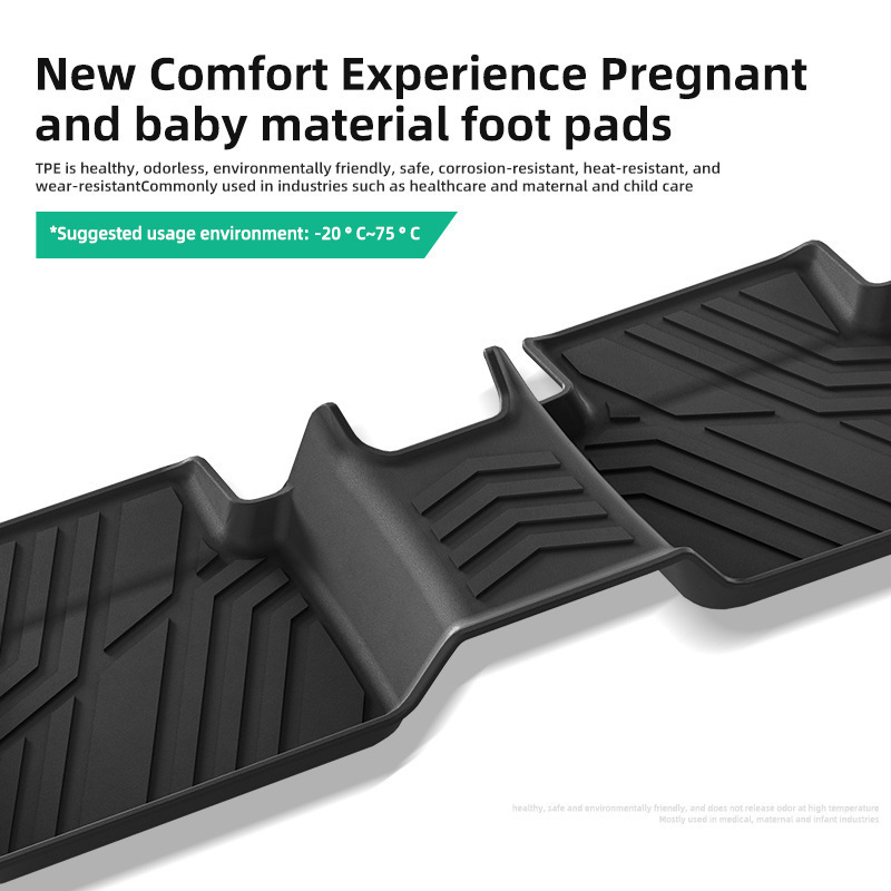 Kona-специфични автомобилни подложки за подове и багажник, ТПЕ материал, персонализирани, полузатворен дизайн, петместен