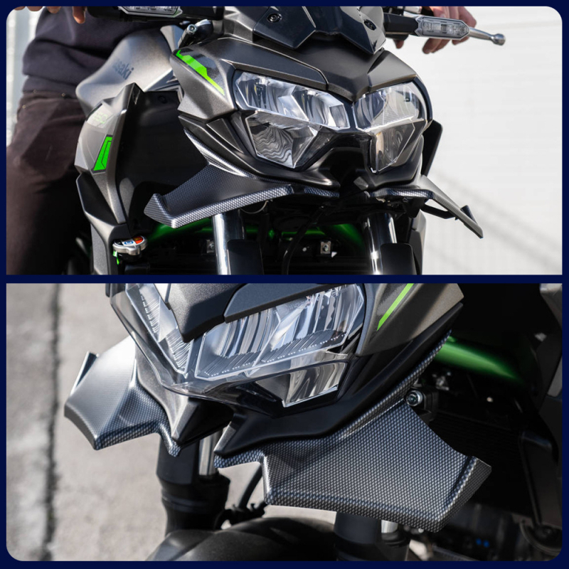 Fiksna krila za usmjeravanje zraka Kawasaki Z650 (2021–2024) Deflektor
